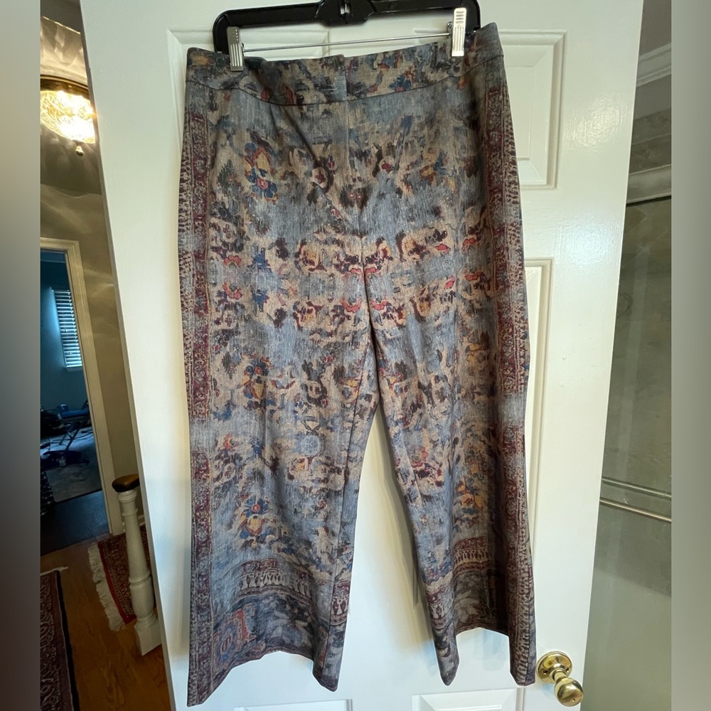 Kobi Halperin patterned cropped pants. Size 14